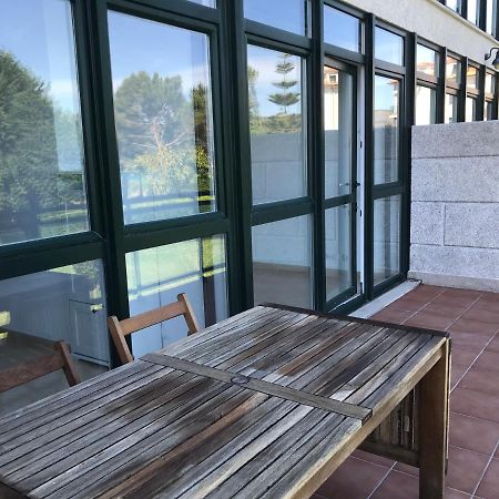Apartamento Con Terraza Primera Linea De Playa Finisterre Eksteriør bilde