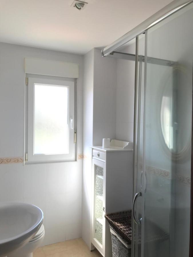 Apartamento Con Terraza Primera Linea De Playa Finisterre Eksteriør bilde