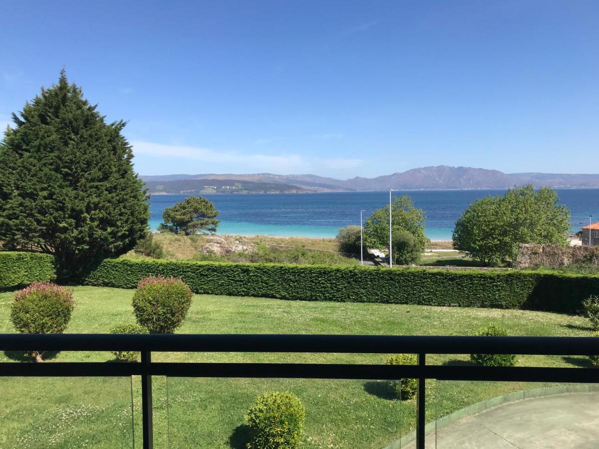 Apartamento Con Terraza Primera Linea De Playa Finisterre Eksteriør bilde
